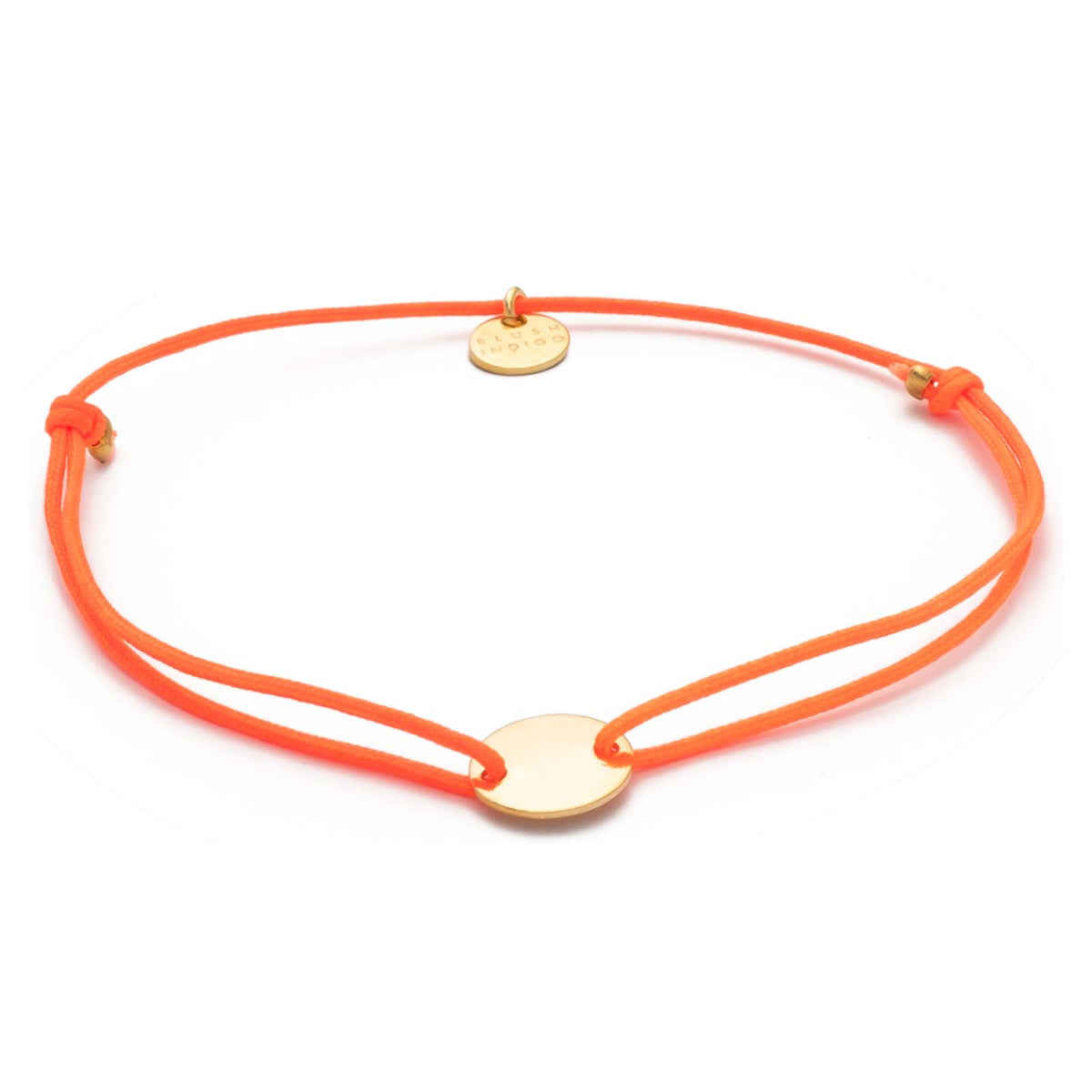 Armband Darling Disc gold – Neon Orange