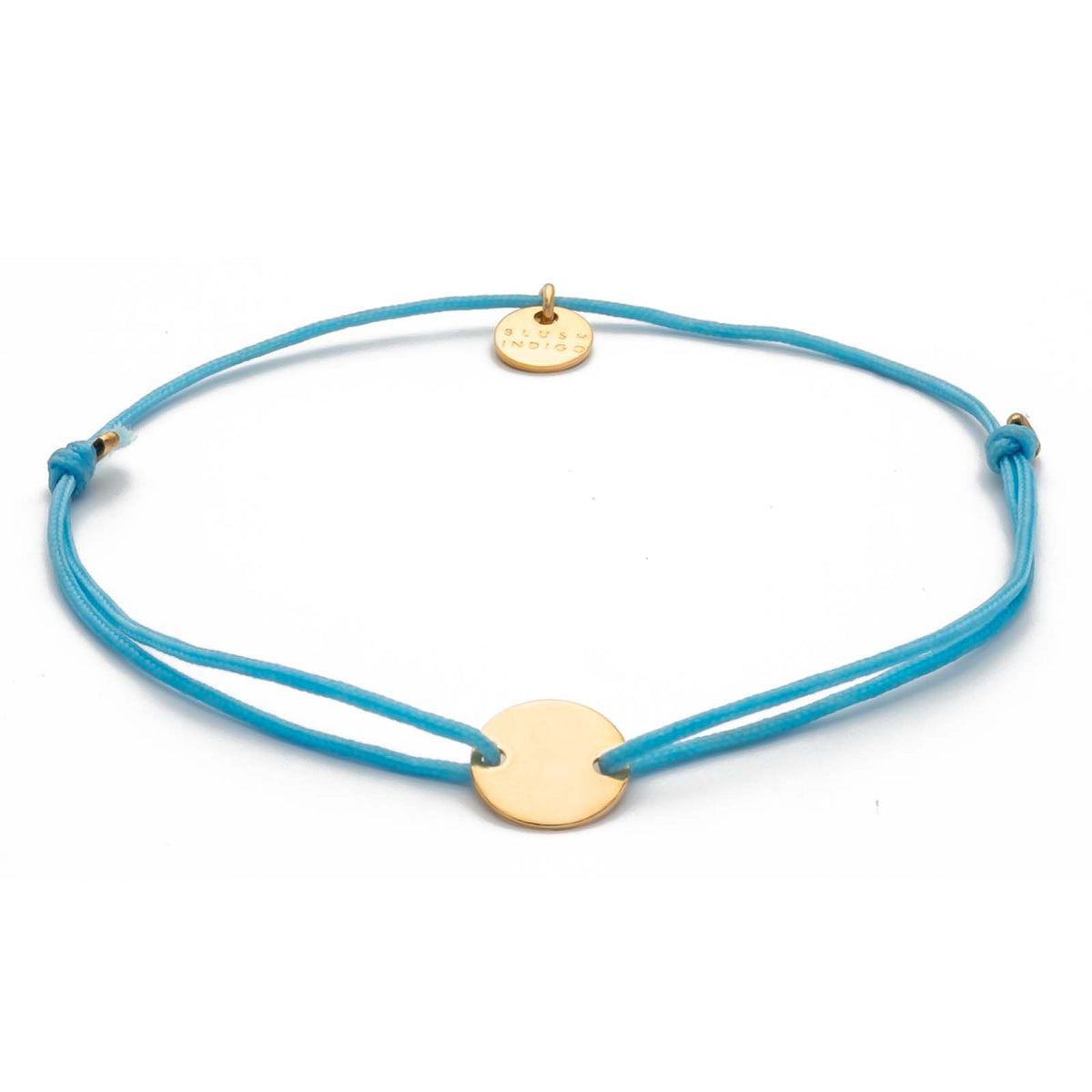 Armband Darling Disc gold – Sky Blue