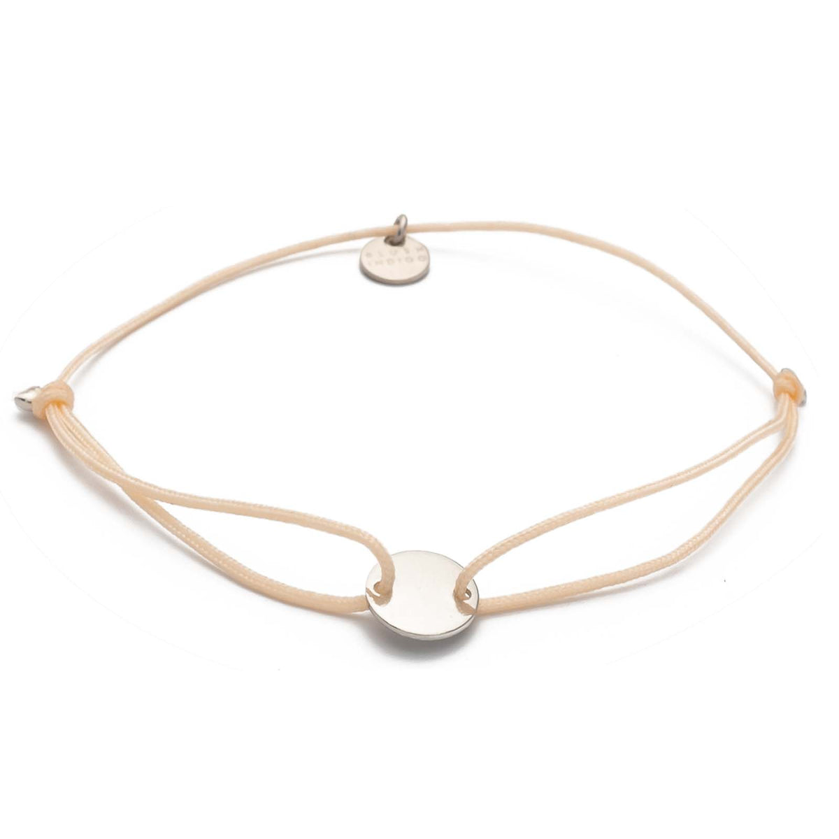Armband Darling Disc silber – Blush Rose